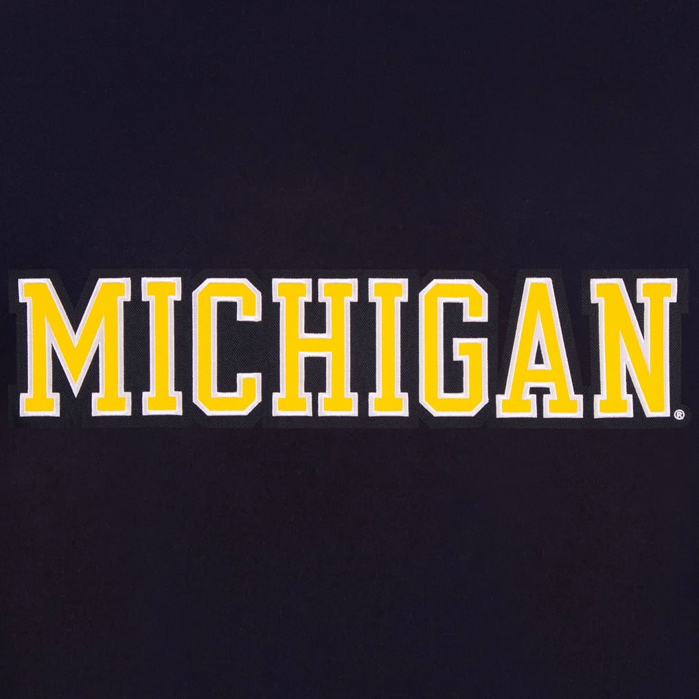  Michigan Wolverines JH Design Reversible Full-Zip Jacket - Navy