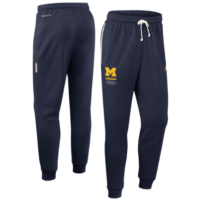 Michigan Wolverines Jordan Brand 2026 Sideline Standard Issue Dri-FIT Taper Pants - Navy