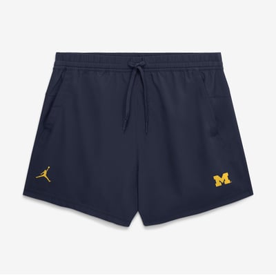 Michigan Wolverines Jordan Brand Men's Primary Logo Form Dri-FIT Shorts - Navy
