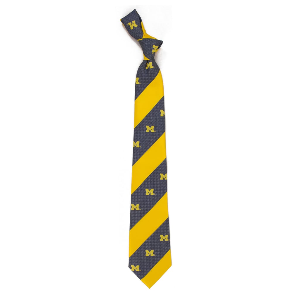Michigan Wolverines Geo Stripe Tie