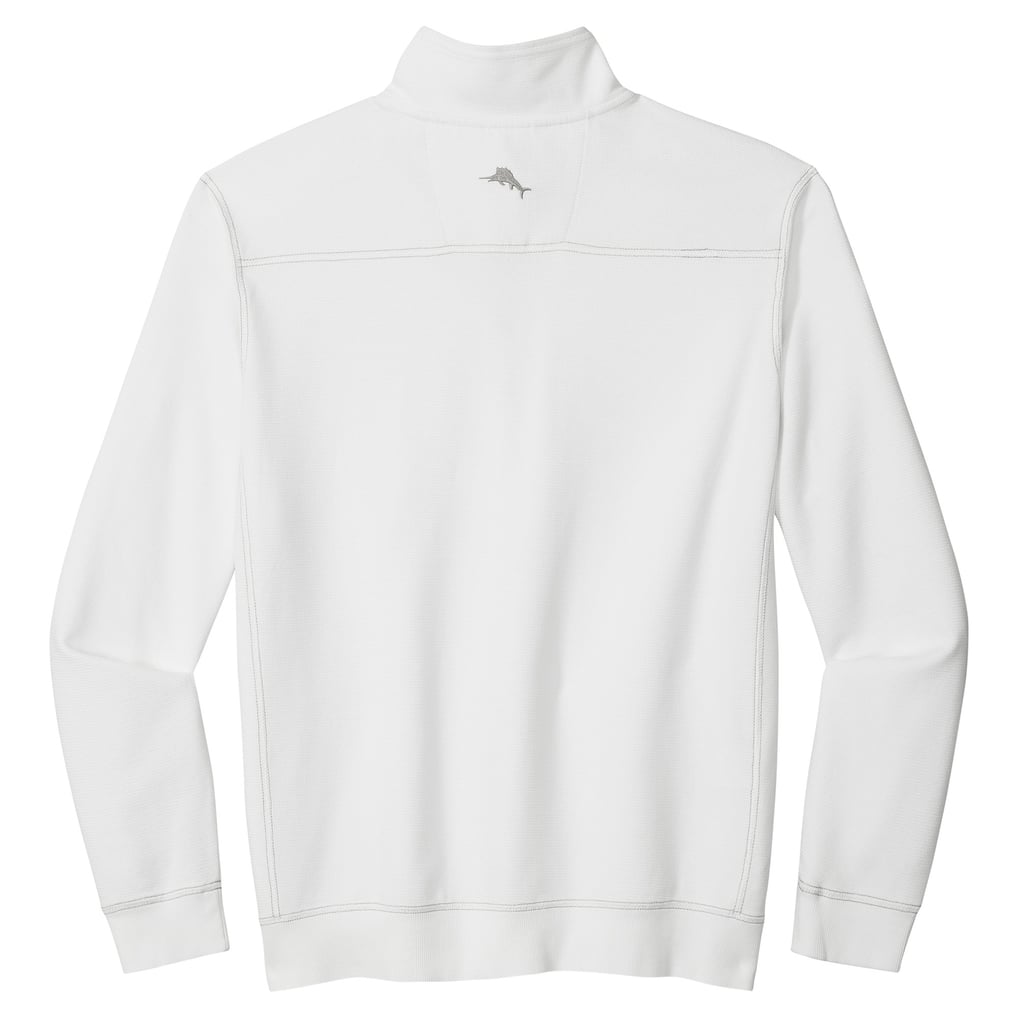 Michigan Wolverines Tommy Bahama Montego Bay Half-Zip Jacket - White