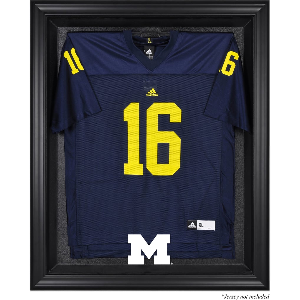 Michigan Wolverines Fanatics Authentic Black Framed Logo Jersey Display Case