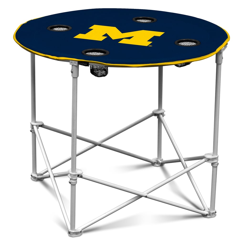 Michigan Wolverines Round Table - Navy