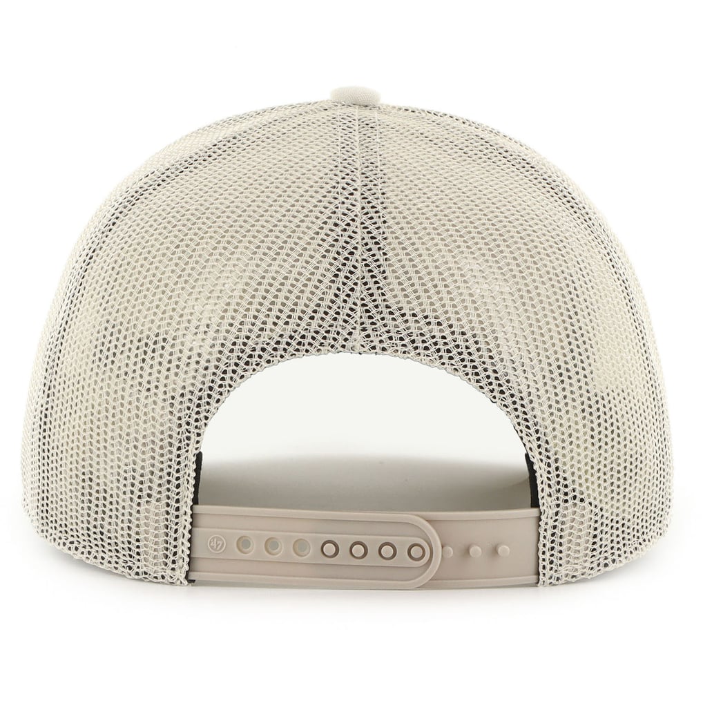  Michigan Wolverines '47 Unisex Core & Inline Gravestone Adjustable Trucker Hat - Cream