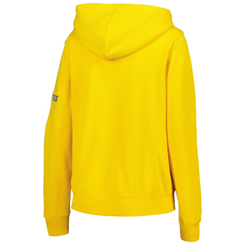 Michigan Wolverines Women's Team Big Logo Pullover Hoodie - Maize