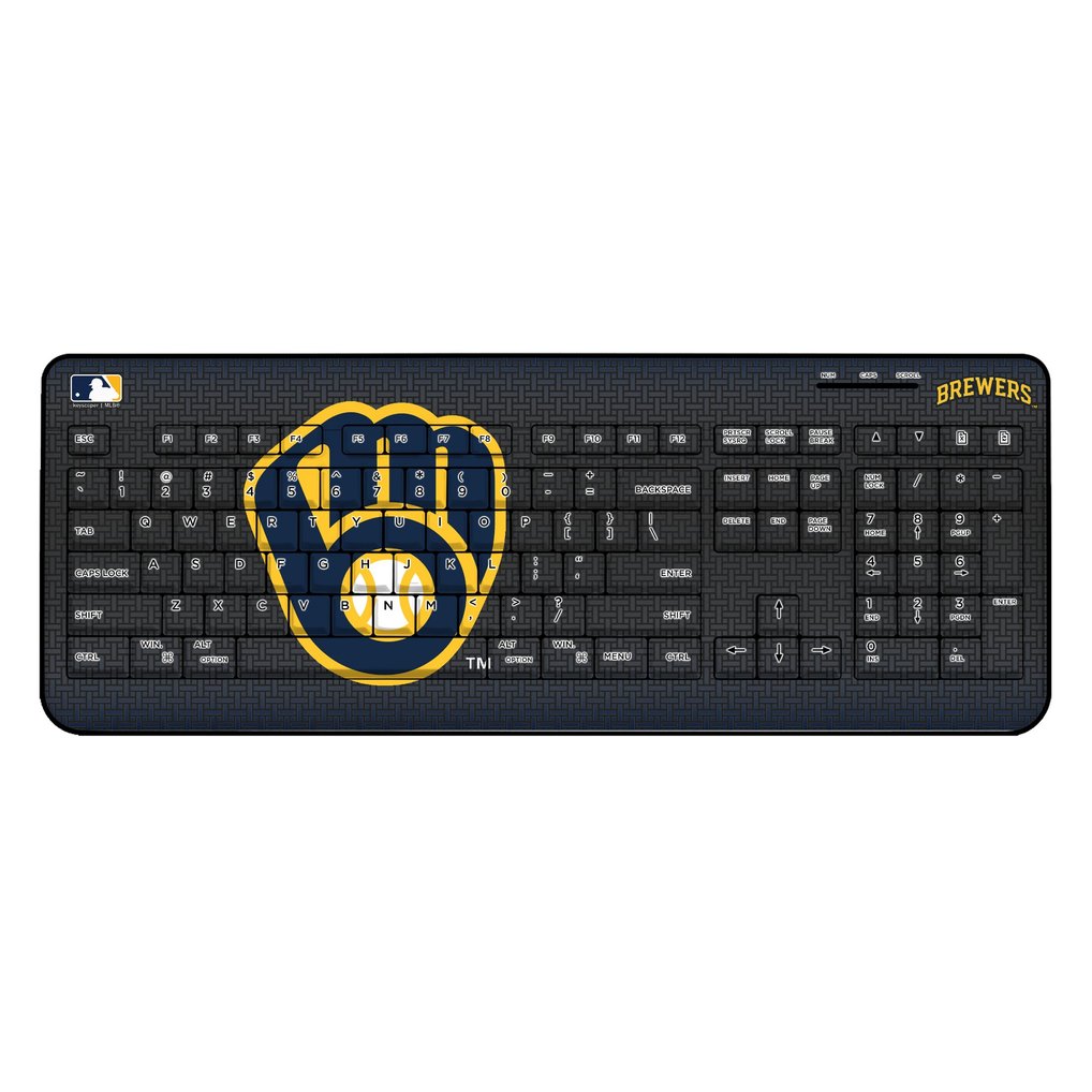 Milwaukee Brewers Keyscaper Wireless Keyboard