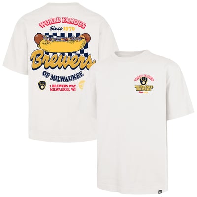 Milwaukee Brewers '47 Glizzy T-Shirt - Cream