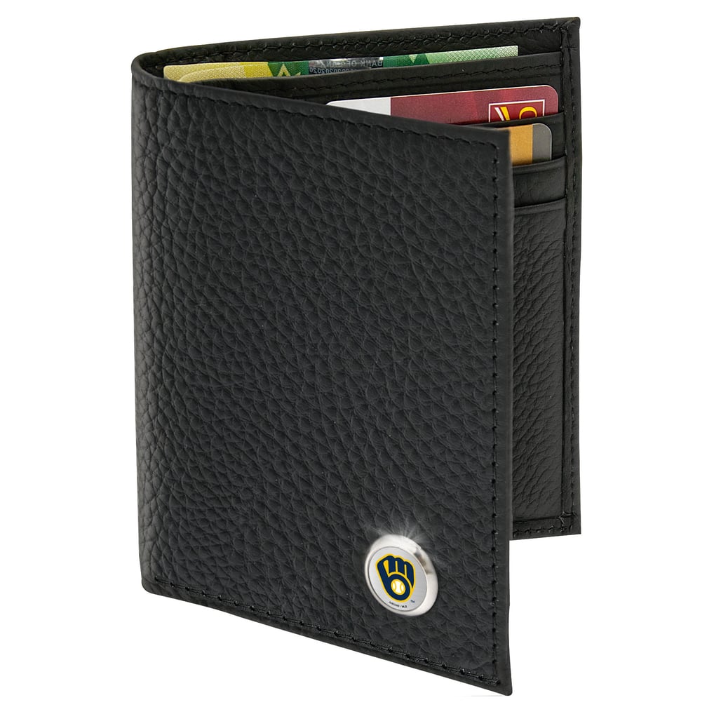  Milwaukee Brewers Billfold Wallet - Black