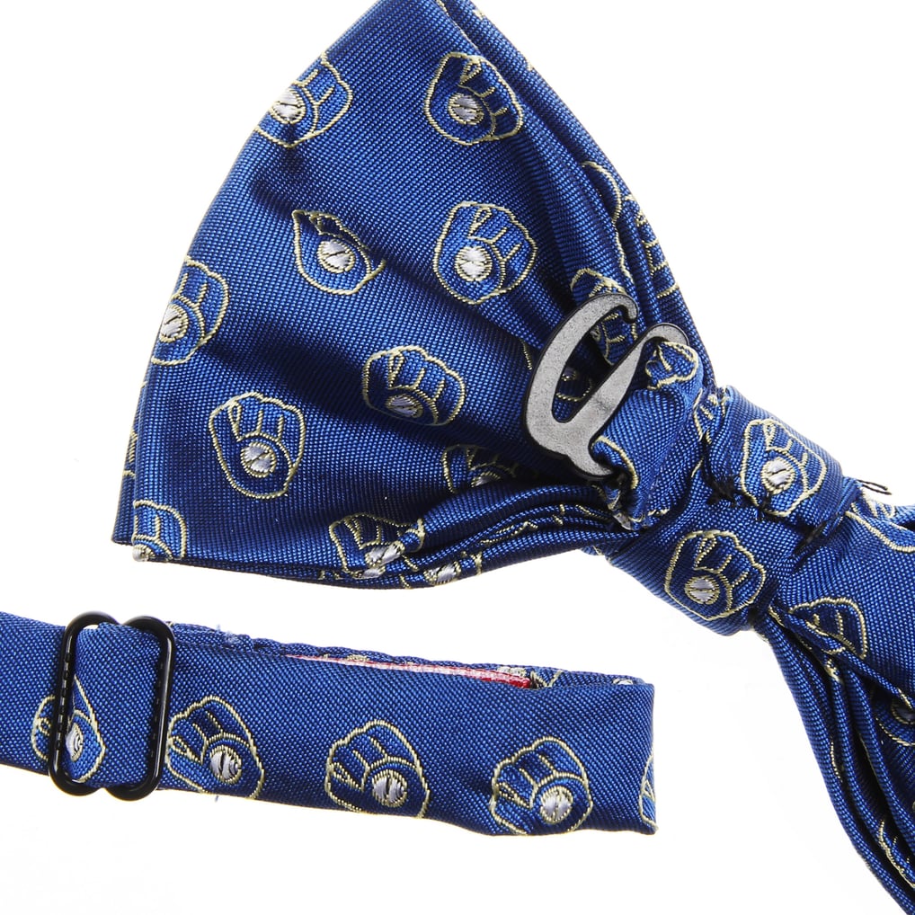 Milwaukee Brewers Repeat Bow Tie - Blue
