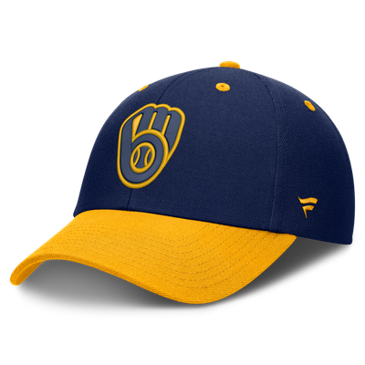 Milwaukee Brewers Fanatics Leadoff Adjustable Hat - Navy