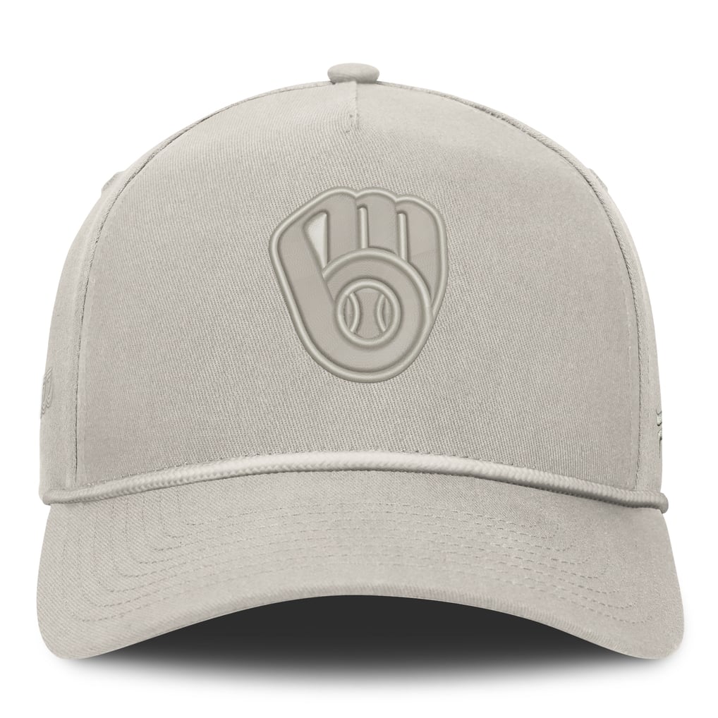  Milwaukee Brewers Fanatics Undertone A-Frame Adjustable Hat - Stone