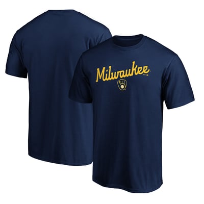 Milwaukee Brewers Series Sweep T-Shirt - Navy