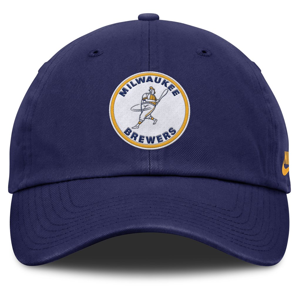 Milwaukee Brewers Nike Club Adjustable Hat - Navy