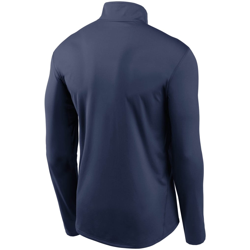 Milwaukee Brewers Nike Team Logo Element Performance Half-Zip Pullover Jacket - Navy