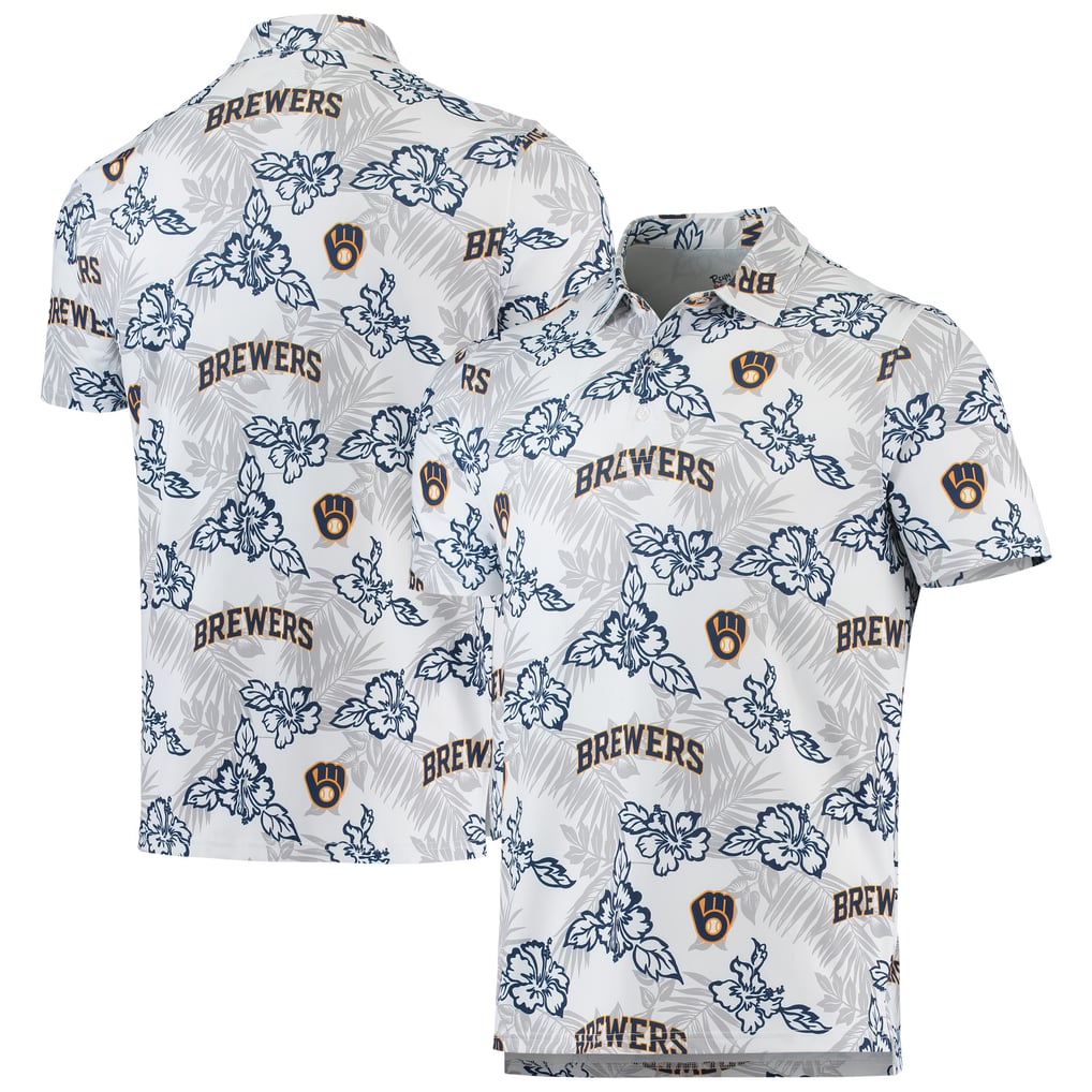 Milwaukee Brewers Reyn Spooner Performance Polo - White