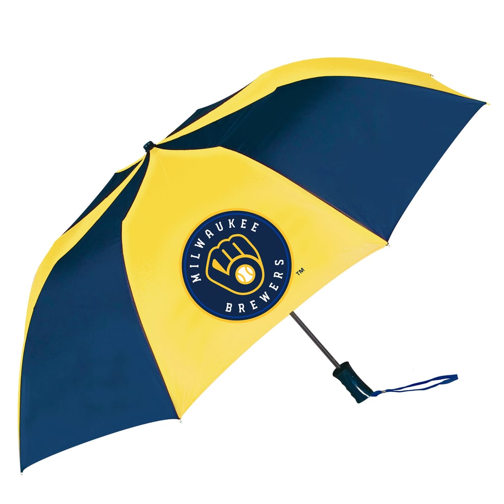 Milwaukee Brewers 48" Two-Tone Auto Open Folding Umbrella