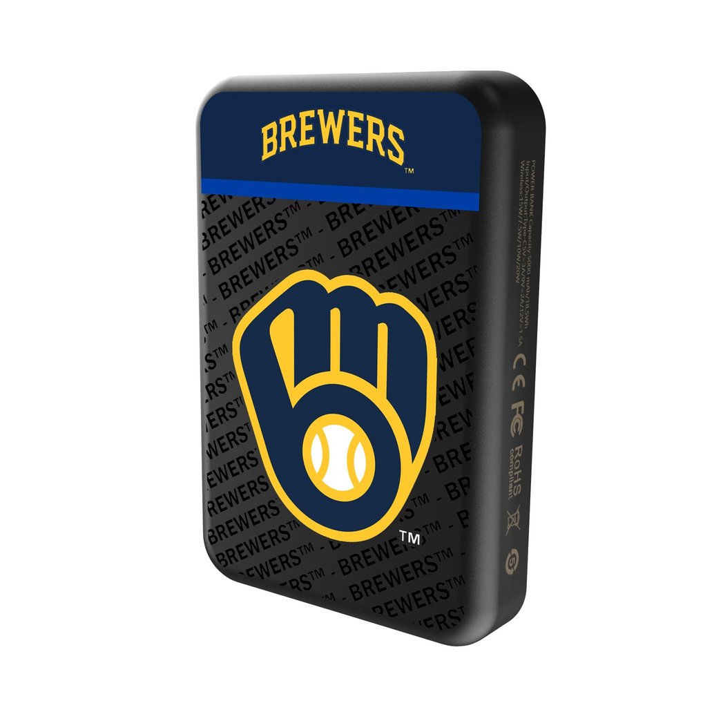 Milwaukee Brewers Endzone Plus Wireless Power Bank