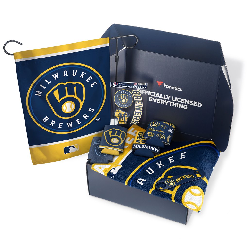 Fanatics Milwaukee Brewers Tailgate Game Day Essentials Gift Box