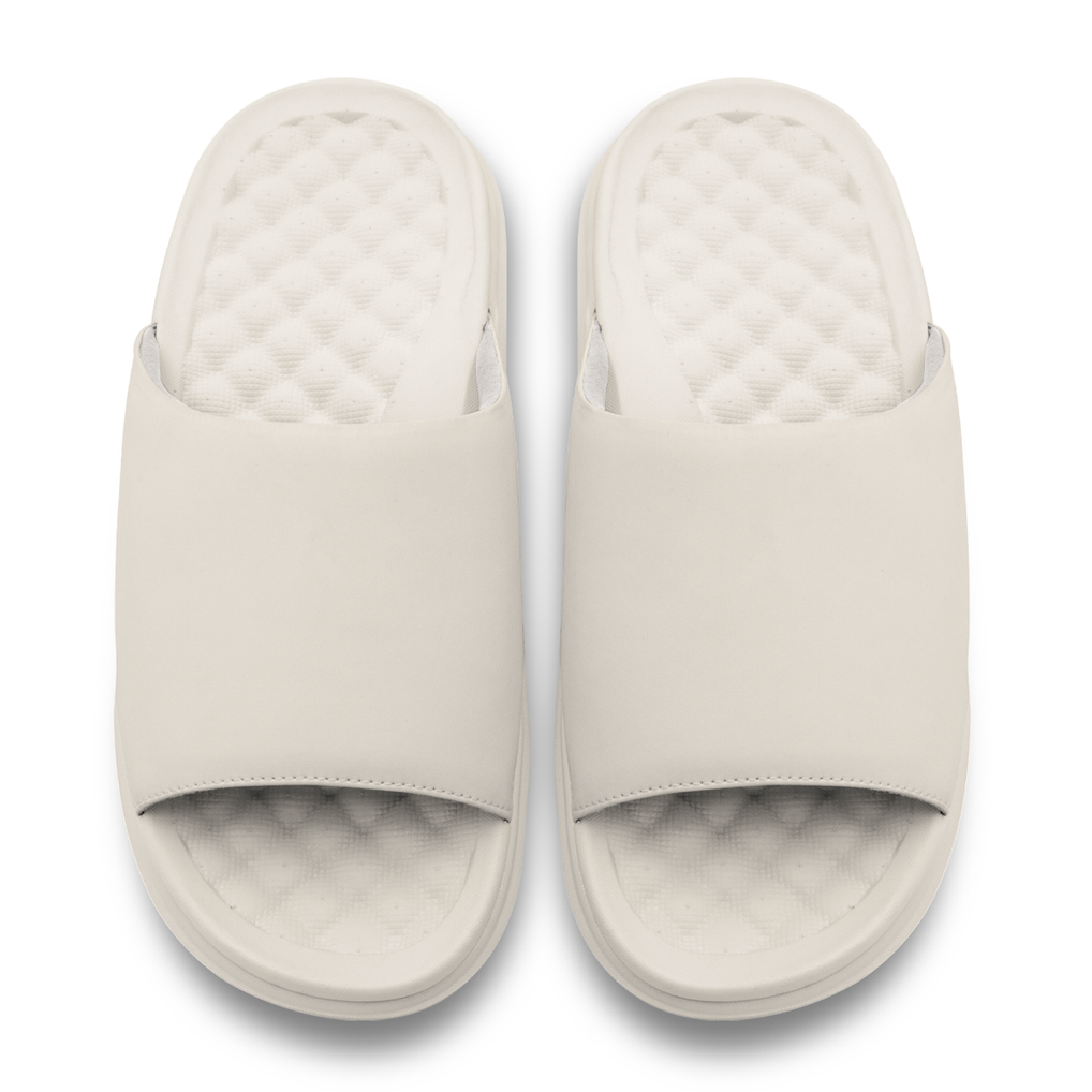 Milwaukee Brewers ISlide Unisex Minimalistic Motive Slide Sandals - Cream