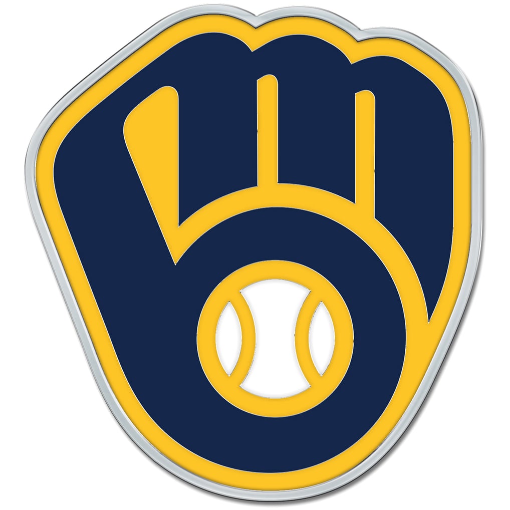 Milwaukee Brewers WinCraft Colored Chrome Auto Emblem