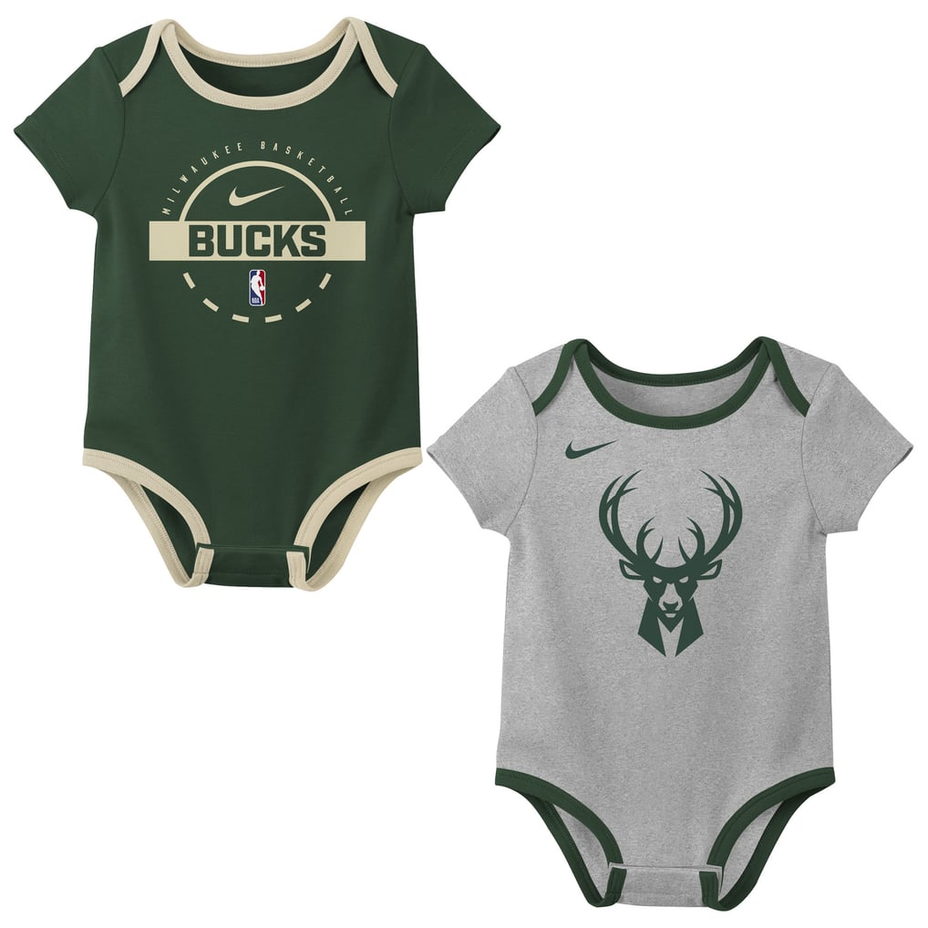 Milwaukee Bucks Nike Infant Two-Piece Bodysuit Set