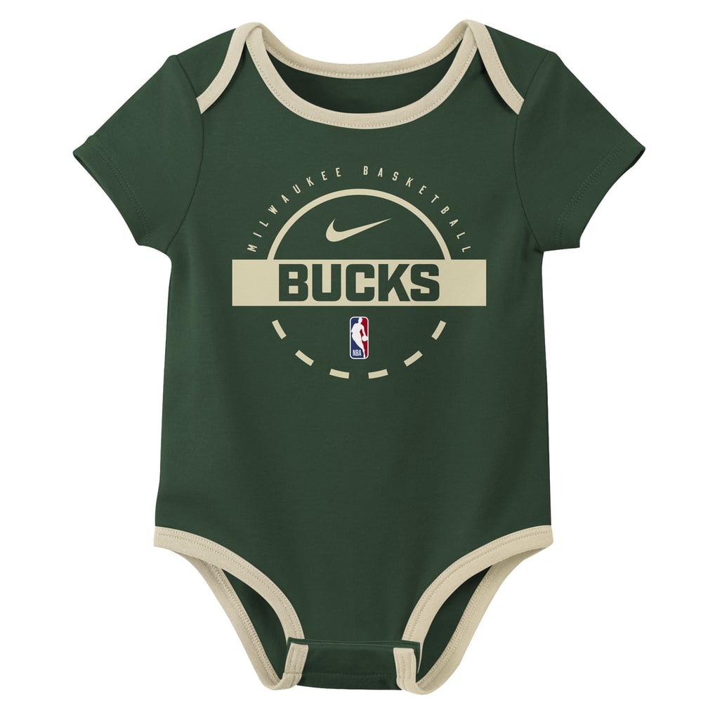 Milwaukee Bucks Nike Infant Two-Piece Bodysuit Set