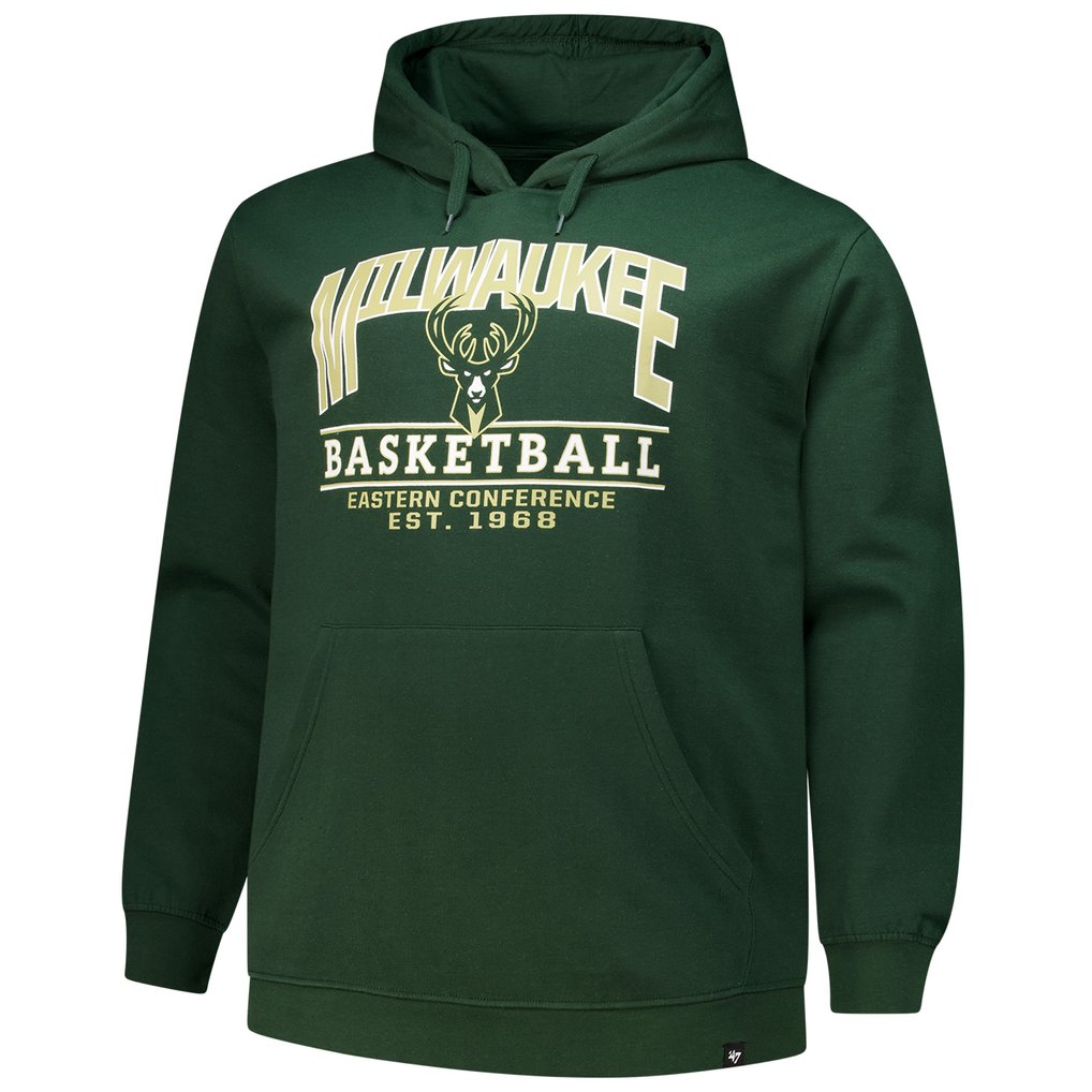 Milwaukee Bucks '47 Good Call Headline Pullover Hoodie - Hunter Green