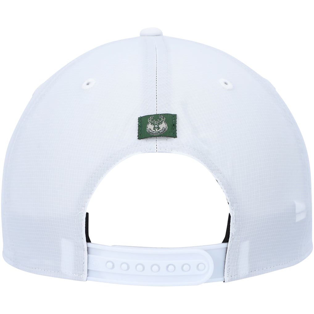  Milwaukee Bucks '47 Downburst Hitch Snapback Hat - White
