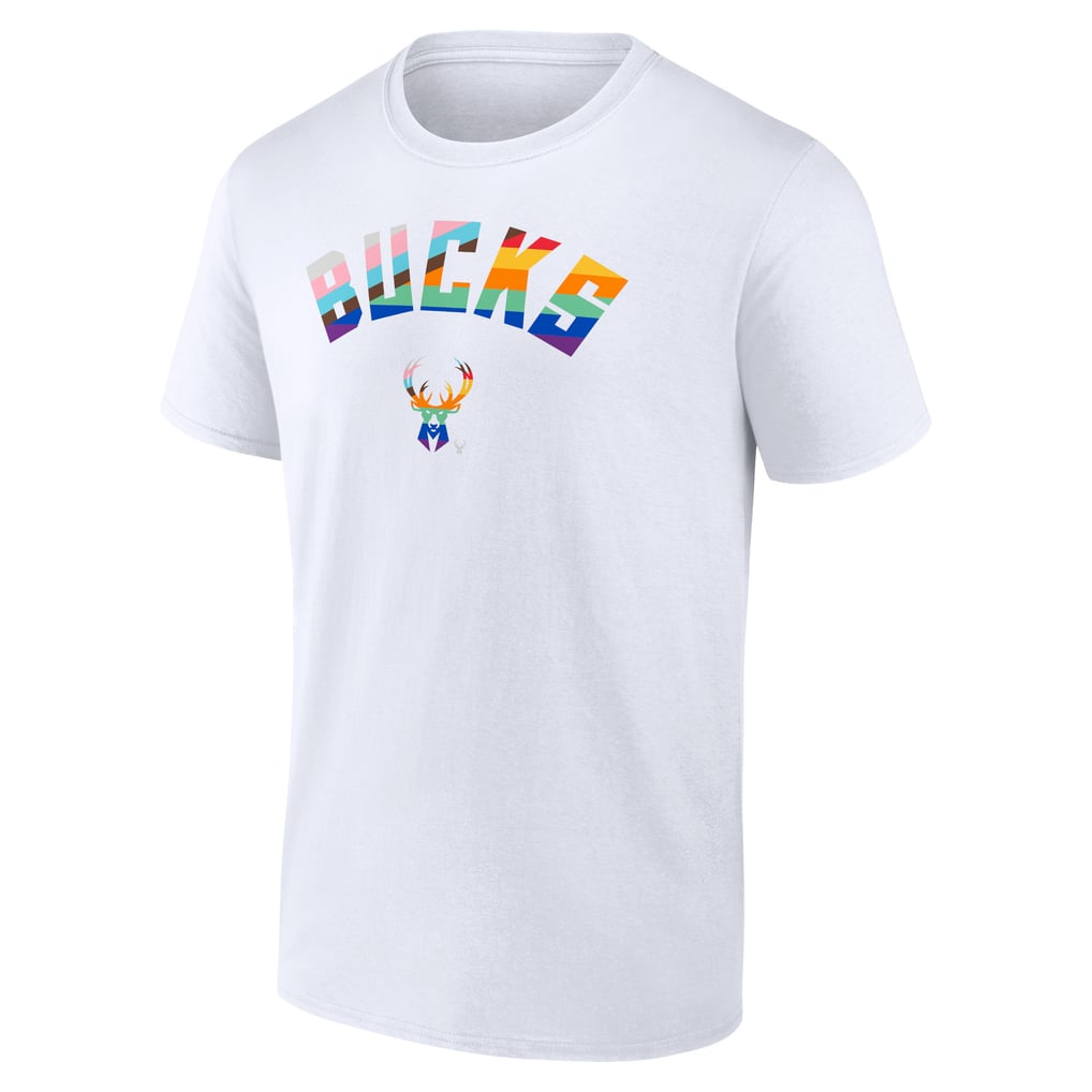 Milwaukee Bucks Pride T-Shirt - White
