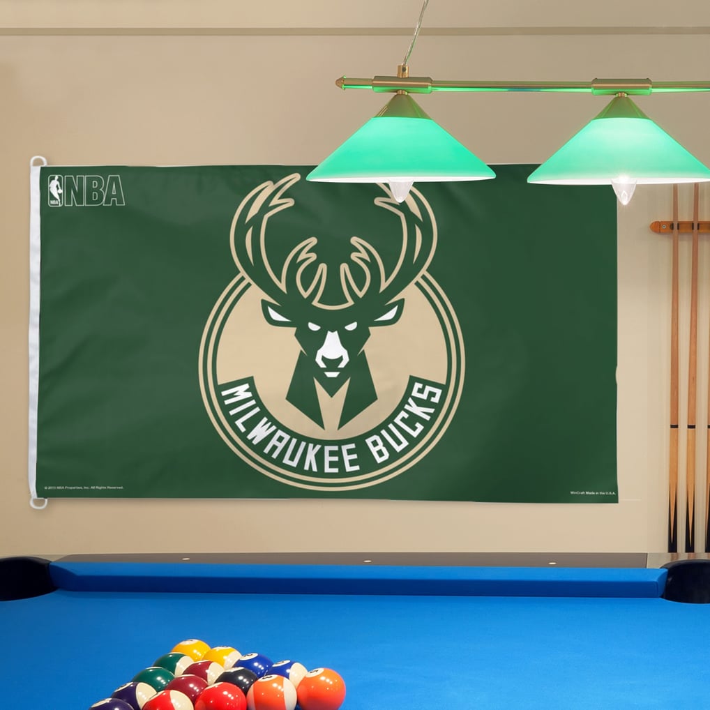 Milwaukee Bucks WinCraft Deluxe 3' x 5' One-Sided Flag