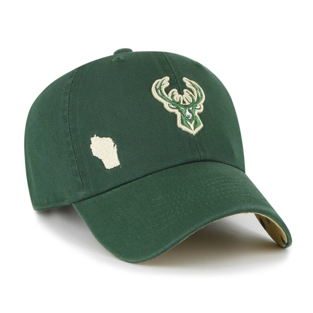  Milwaukee Bucks '47 Women's Confetti Undervisor Clean Up Adjustable Hat - Hunter Green