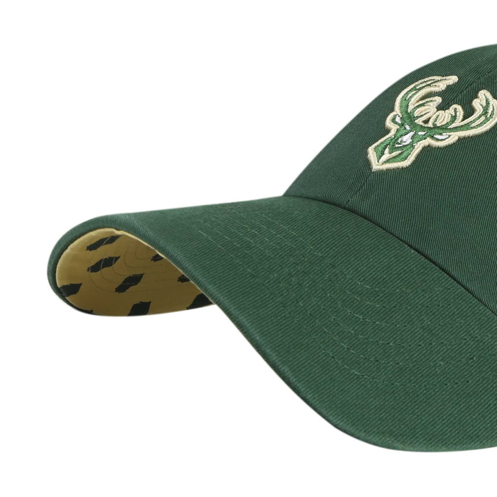  Milwaukee Bucks '47 Women's Confetti Undervisor Clean Up Adjustable Hat - Hunter Green