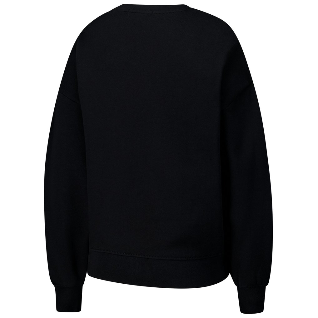 Milwaukee Bucks Mitchell & Ness Women's Hardwood Classics Home Team Pullover Sweatshirt - Black