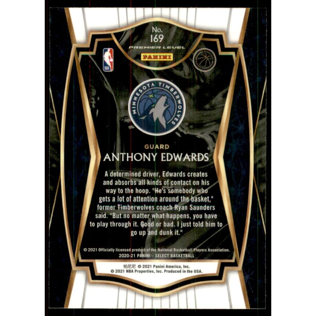 2020-21 Select #169 Anthony Edwards