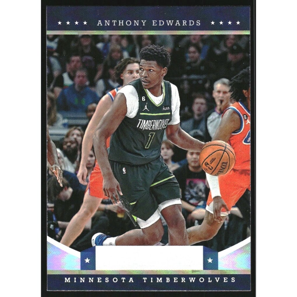 2023-24 Hoops Hoops Throwback #3 Anthony Edwards