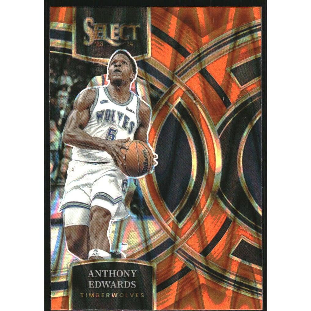 2023-24 Select Prizms Orange Tectonic #164 Anthony Edwards