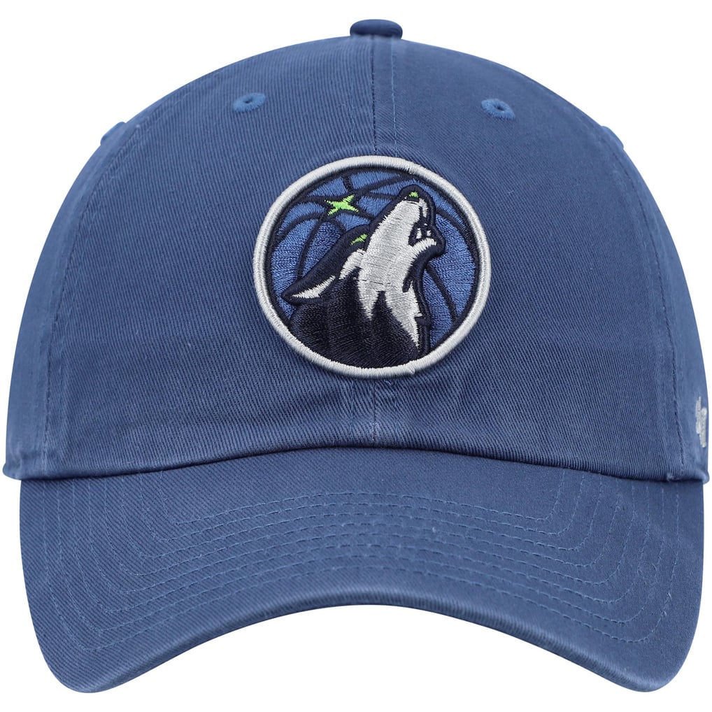  Minnesota Timberwolves '47 Core Logo Clean Up Adjustable Hat - Blue