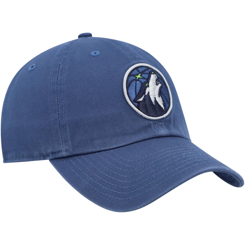  Minnesota Timberwolves '47 Core Logo Clean Up Adjustable Hat - Blue