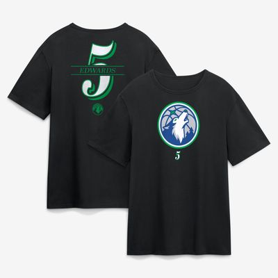 Anthony Edwards Minnesota Timberwolves In the Paint Legacy T-Shirt - Black