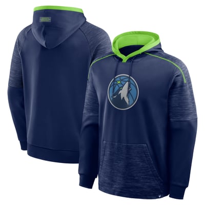 Minnesota Timberwolves Fanatics Pick & Roll Defender Pullover Hoodie - Navy