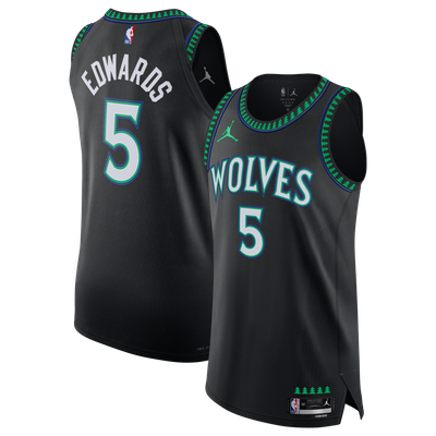 Anthony Edwards Minnesota Timberwolves Jordan Brand Authentic Jersey - Statement Edition - Black