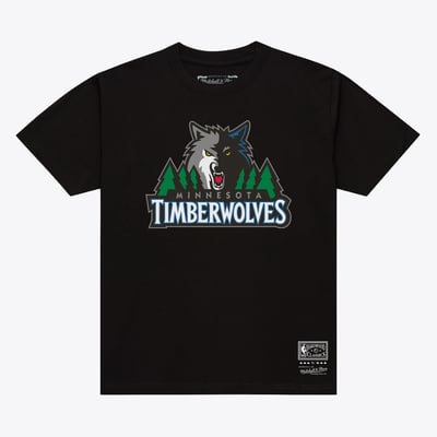  Minnesota Timberwolves Mitchell & Ness Global Standard T-Shirt - Black