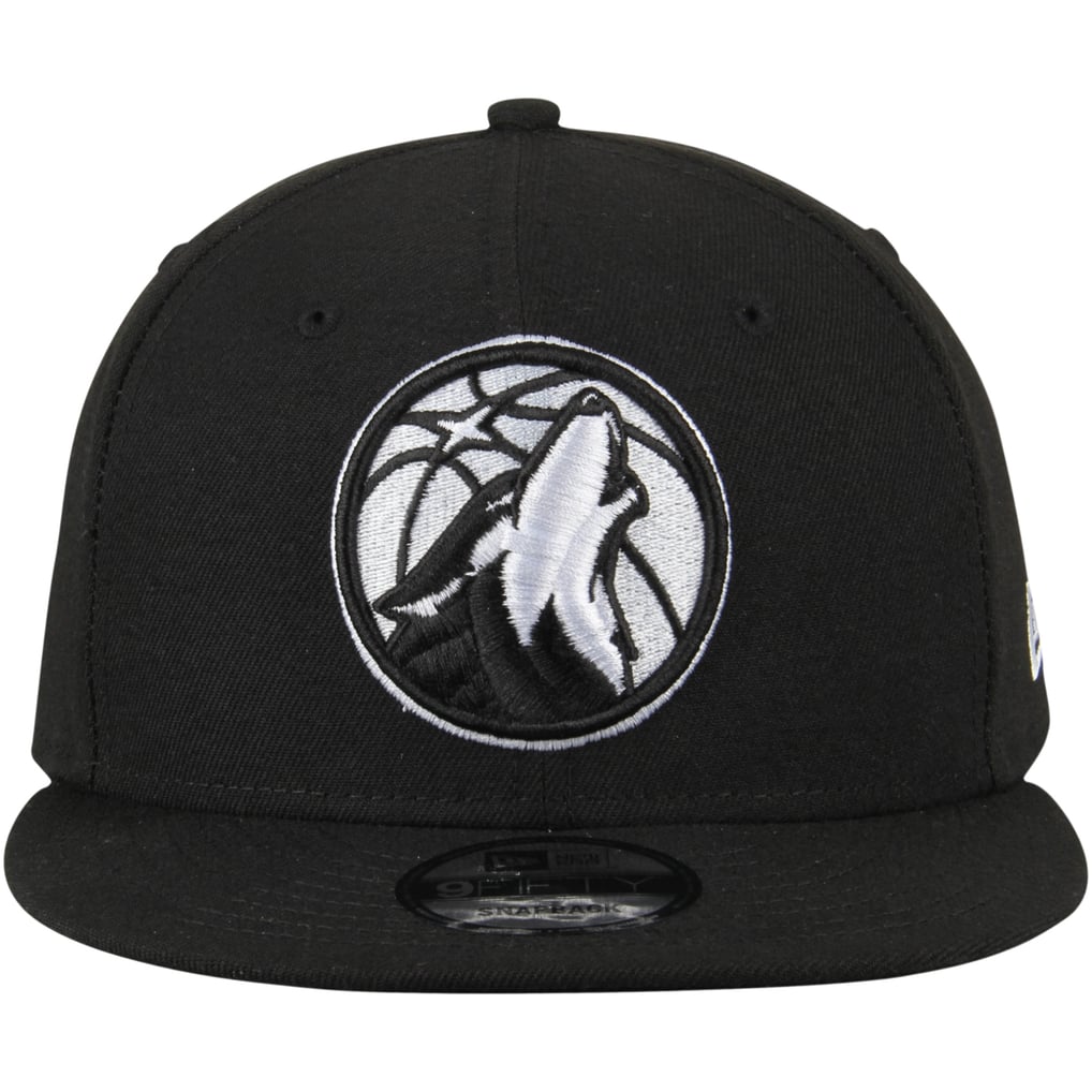 Minnesota Timberwolves New Era 9FIFTY Snapback Adjustable Hat - Black