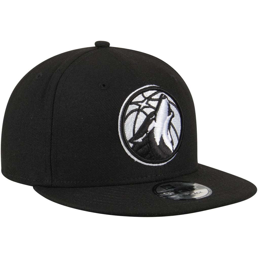 Minnesota Timberwolves New Era 9FIFTY Snapback Adjustable Hat - Black
