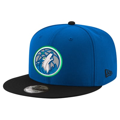 Minnesota Timberwolves New Era 9FIFTY Snapback Hat - Blue/Black