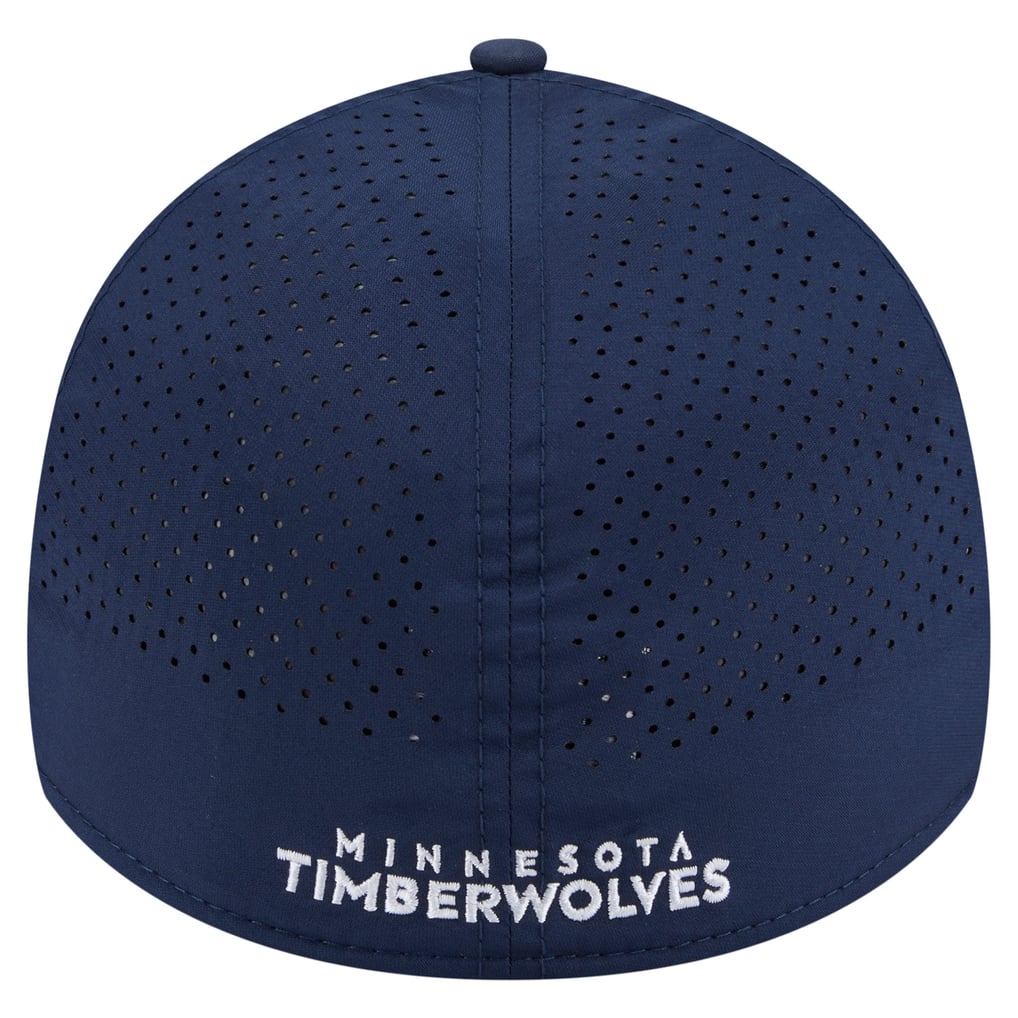 Minnesota Timberwolves New Era Featherweight Poly Rope Flex 39Thirty Hat - Navy