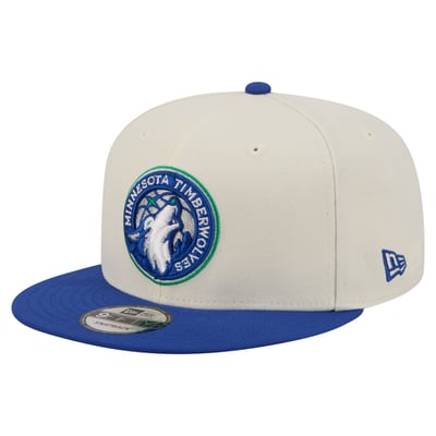 Minnesota Timberwolves New Era 9FIFTY Snapback Hat - White/Blue