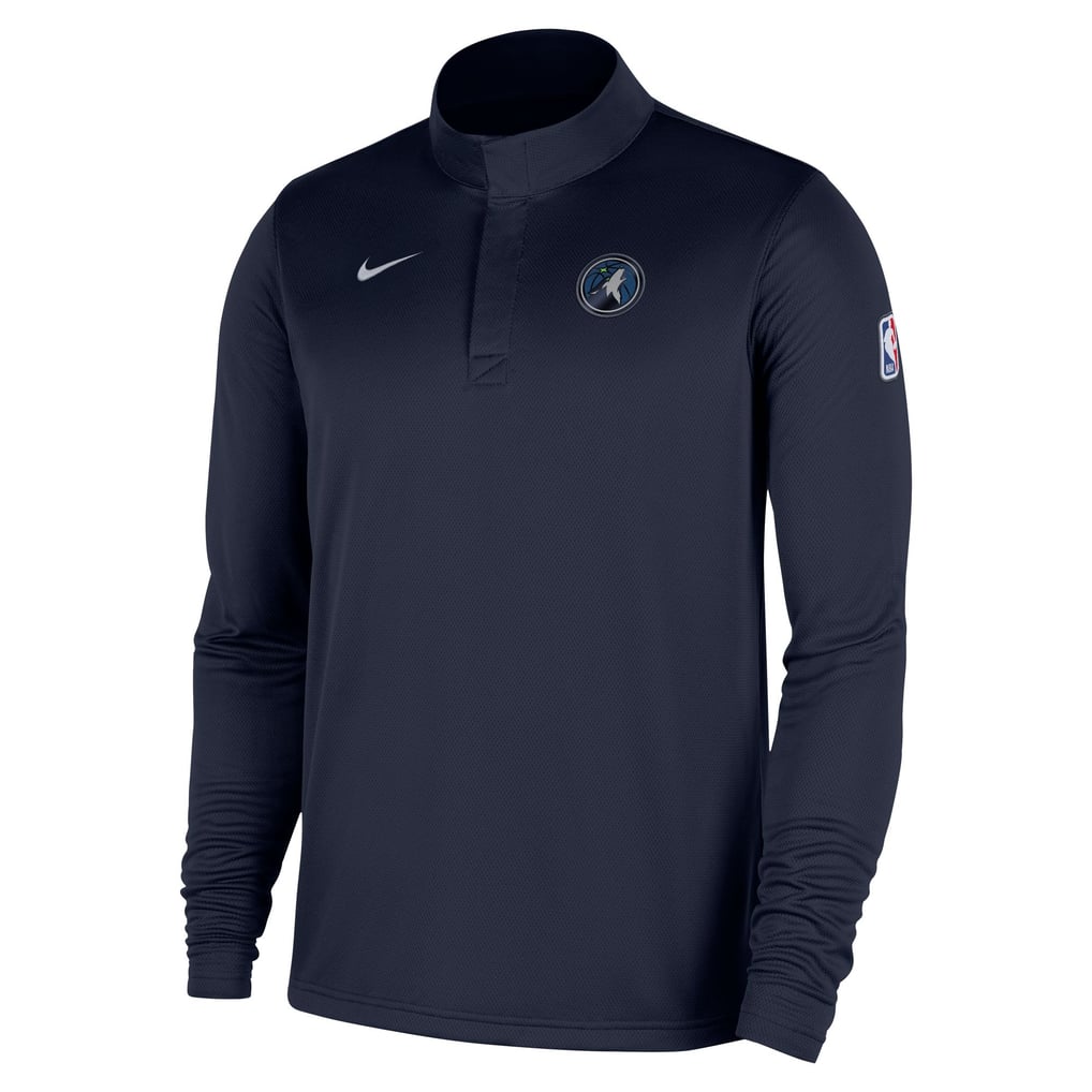 Minnesota Timberwolves Nike 2025/26 Authentic Coaches Quarter-Zip Dri-Fit Top - Navy