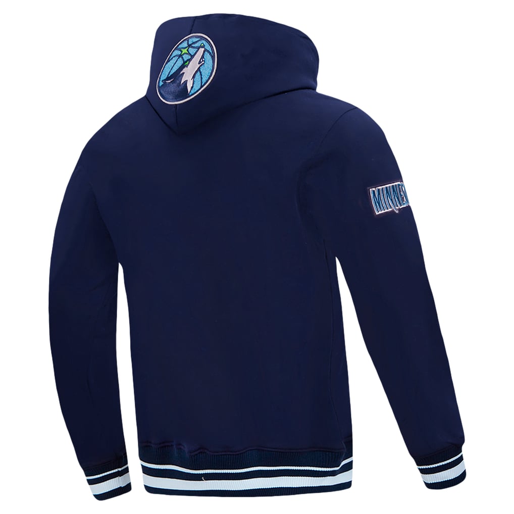 Minnesota Timberwolves Pro Standard Area Code Pullover Hoodie - Navy
