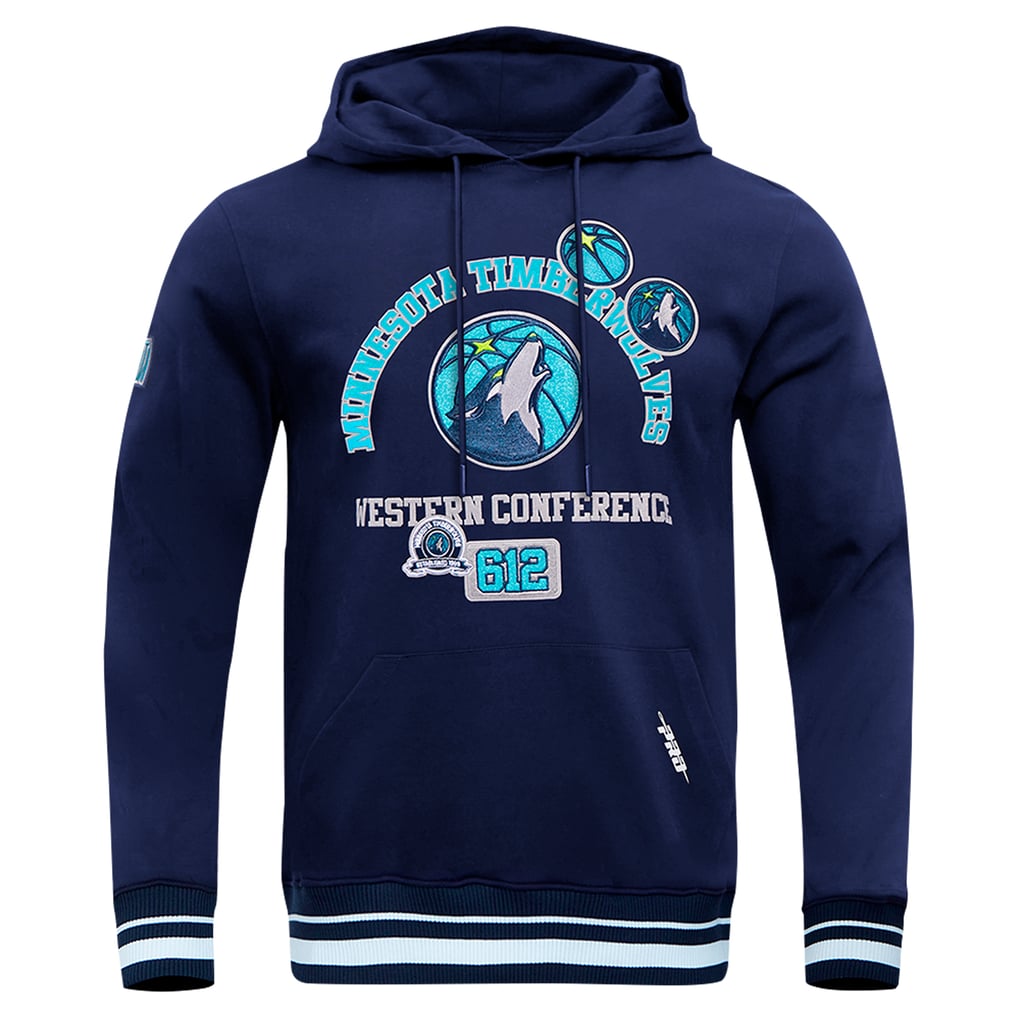 Minnesota Timberwolves Pro Standard Area Code Pullover Hoodie - Navy